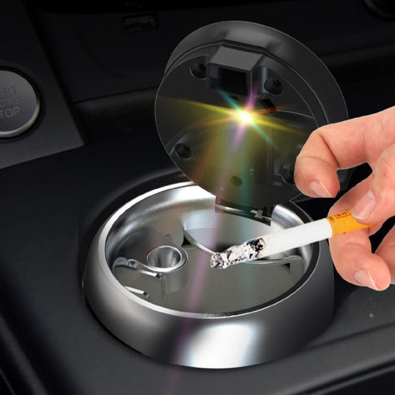 LED Car-mounted central control cool and stylish ashtray