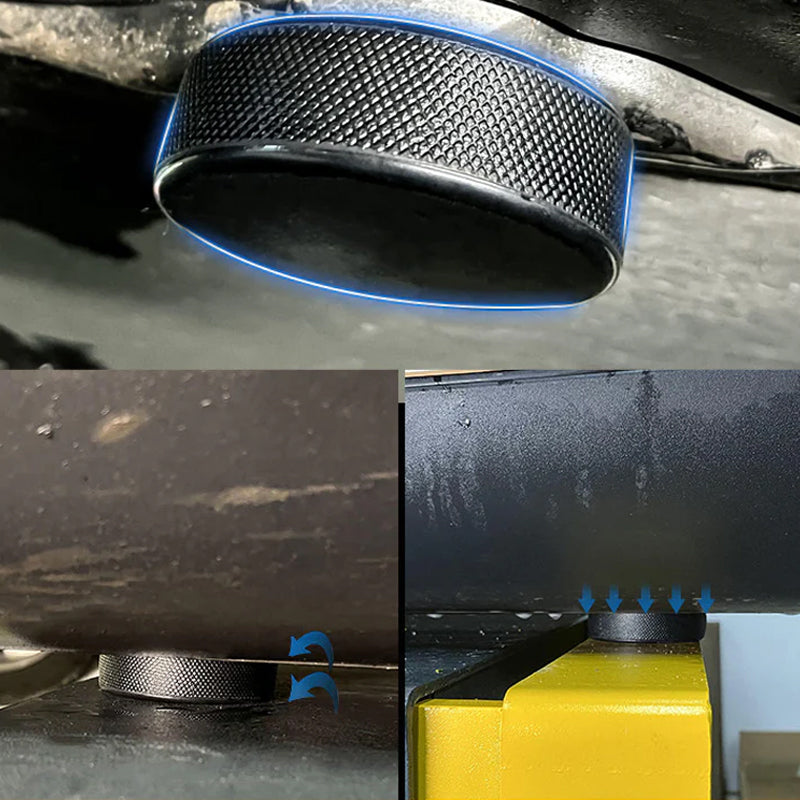 Jack pad with shock-absorbing rubber for Tesla Model 3/Y/S/X chassis