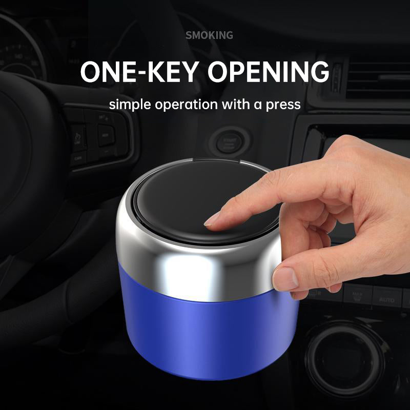 LED Car-mounted central control cool and stylish ashtray