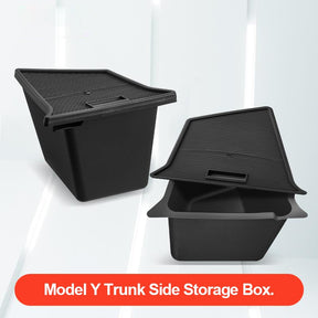 Trunk side storage box for Model Y