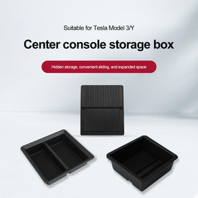 Center console storage bin in Model Y/3