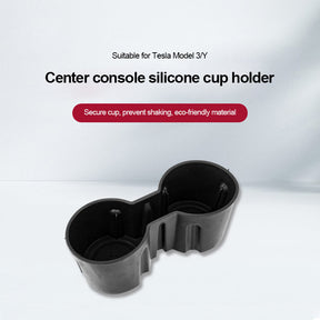 Porte-gobelet en silicone à commande centrale pour Tesla modèle 3/Y