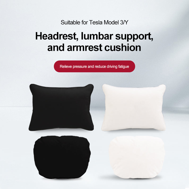 Kopfstütze Lendenkissen Kissen für Tesla Model 3/Y