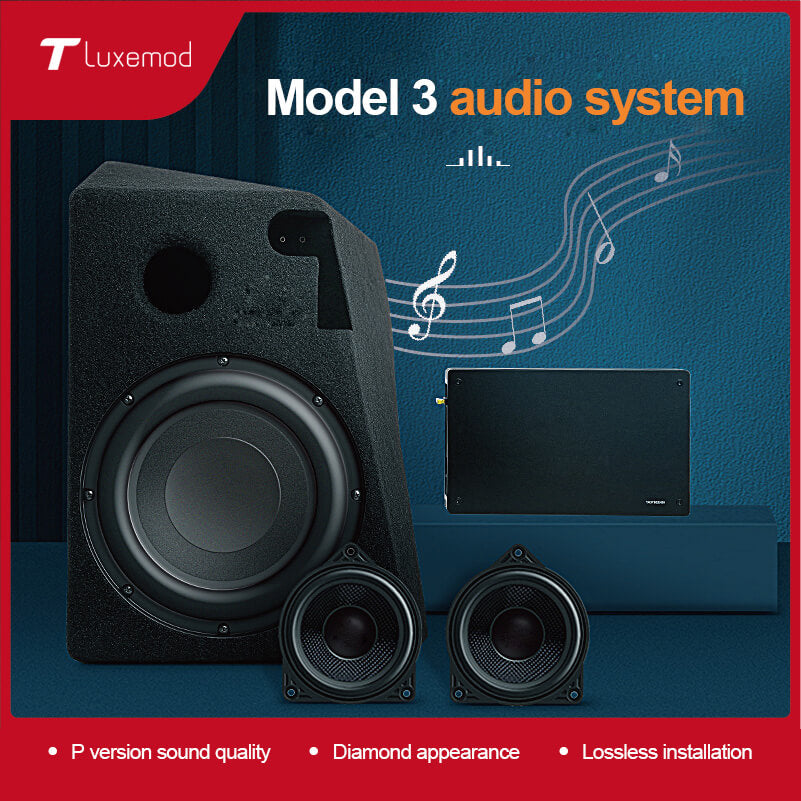 Système audio pour Tesla modèle 3