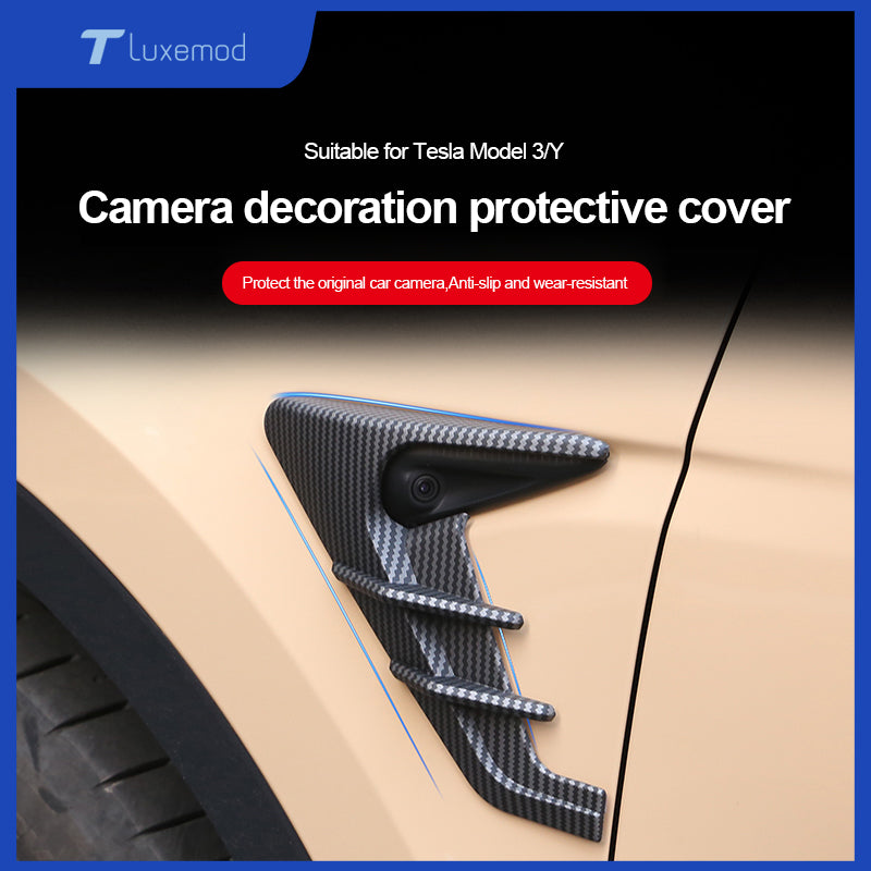 Leaf board camera protective cover For Tesla Model Y/3