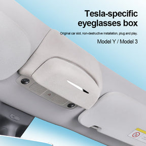 Car-mounted Glasses Case For Tesla Model3/Y
