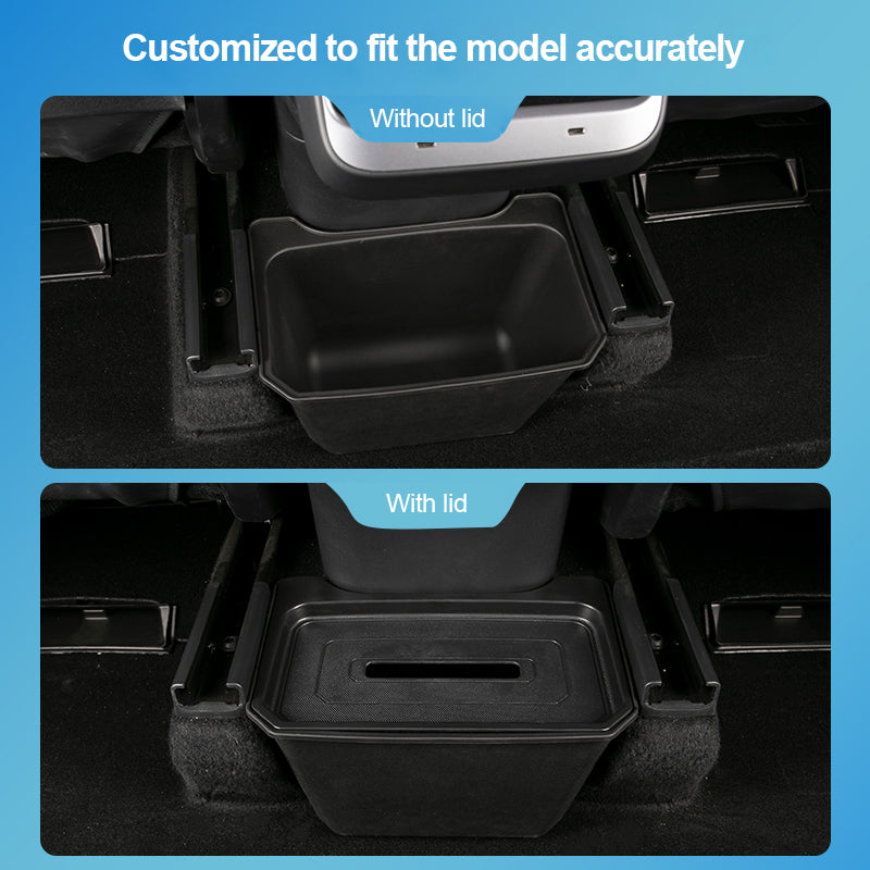Bac de rangement de la console centrale arrière pour Tesla Model Y