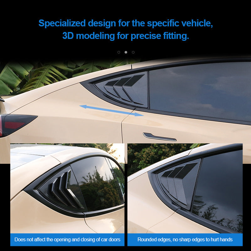 Rear Trunk Triangle Window Blind For Tesla Model 3/Y