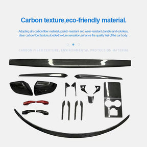 Kit Tesla en fibre de carbone véritable pour Tesla modèle 3/Y