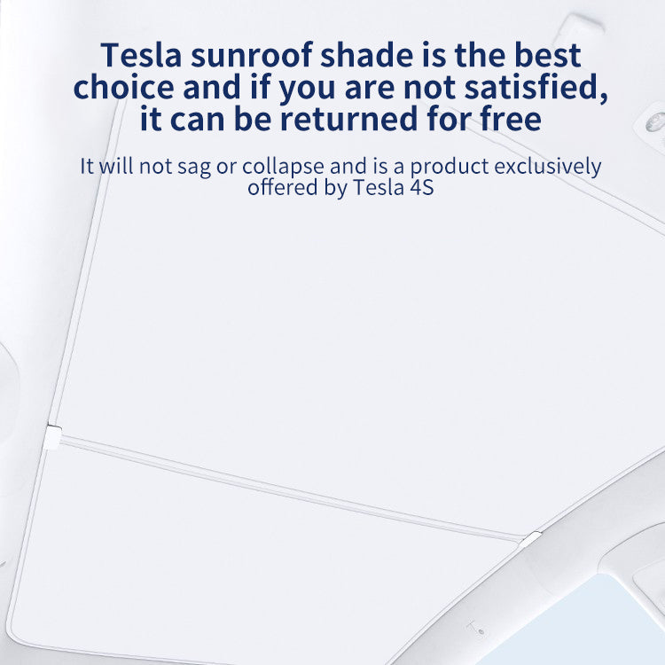 Toit ouvrant panoramique pare-soleil en cristal de glace pour Tesla Model 3/Y