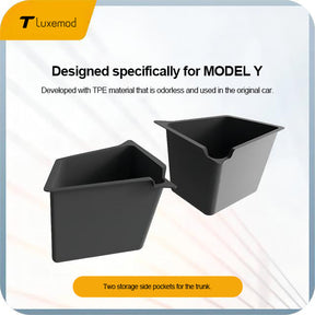 Trunk side storage box for Model Y