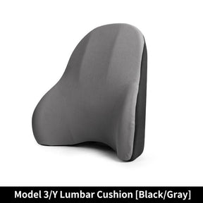 Headrest and lumbar support cushion for Tesla Model 3/Y